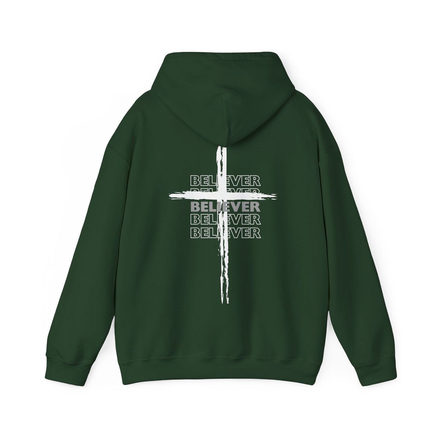 Hoodie / Multiple Colors / White Cross / Grey Letters