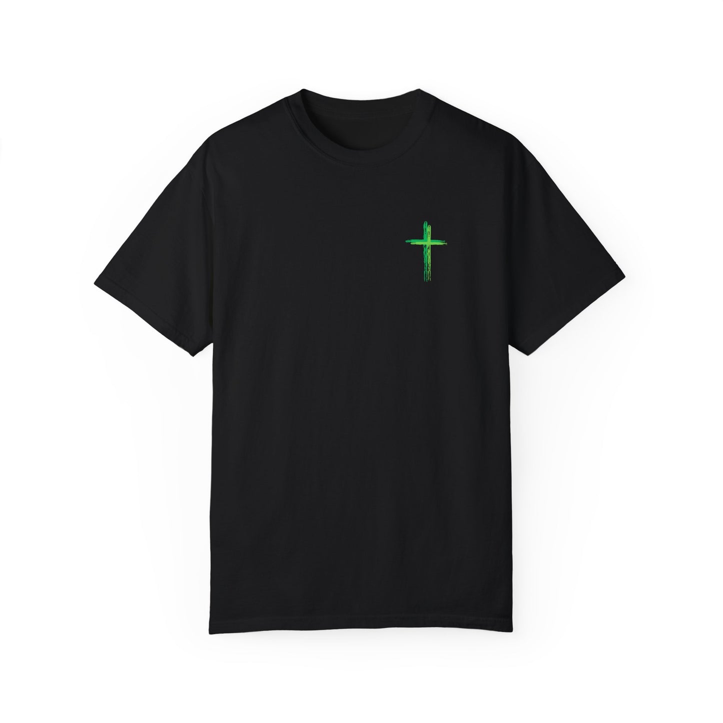 Green Cross / Grass Green Believer / Black T-shirt