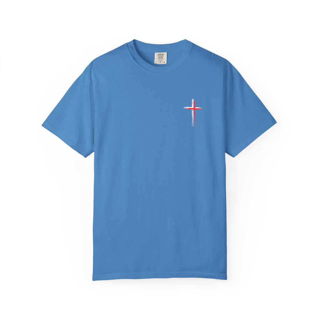Believer Cross T-Shirt – Caribe Blue | Comfort Colors®
