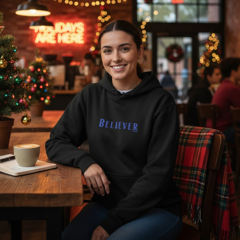Believer Collection Hoodie – Black