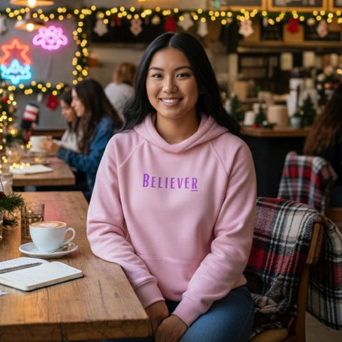 Believer Collection Hoodie – Pink