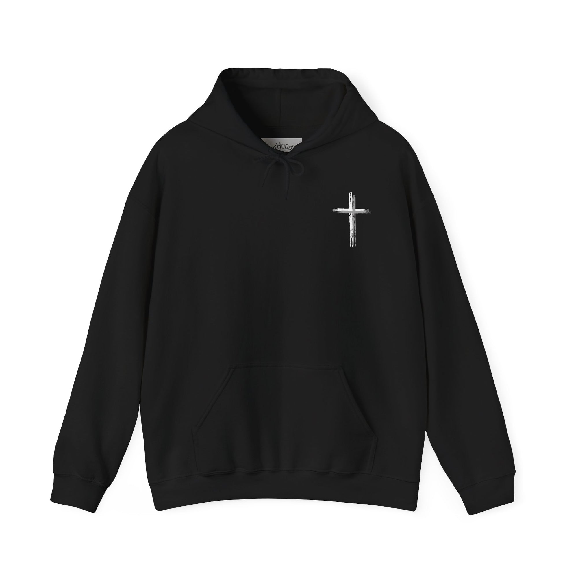 Believer Cross Hoodie – Black / Grey