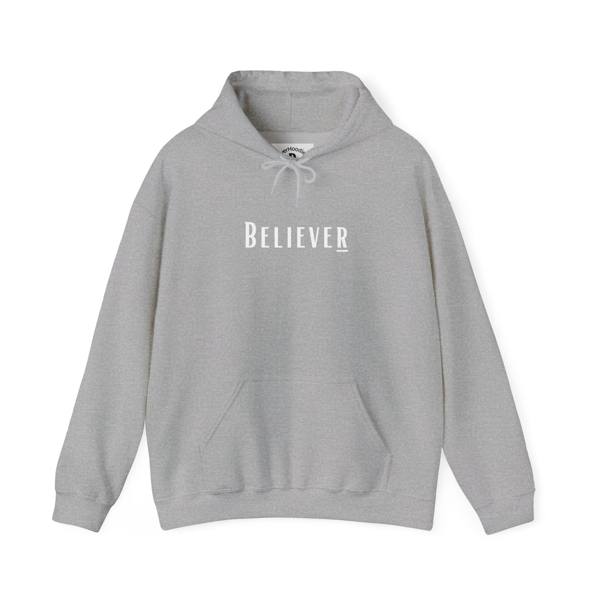 Believer Collection Hoodie – Athletic Grey