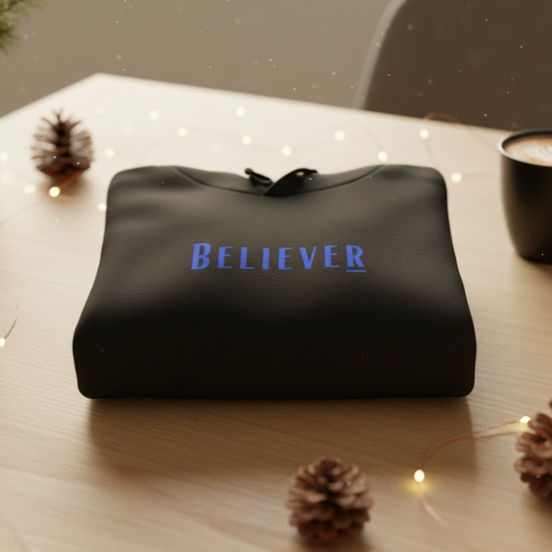 Believer Collection Hoodie – Black