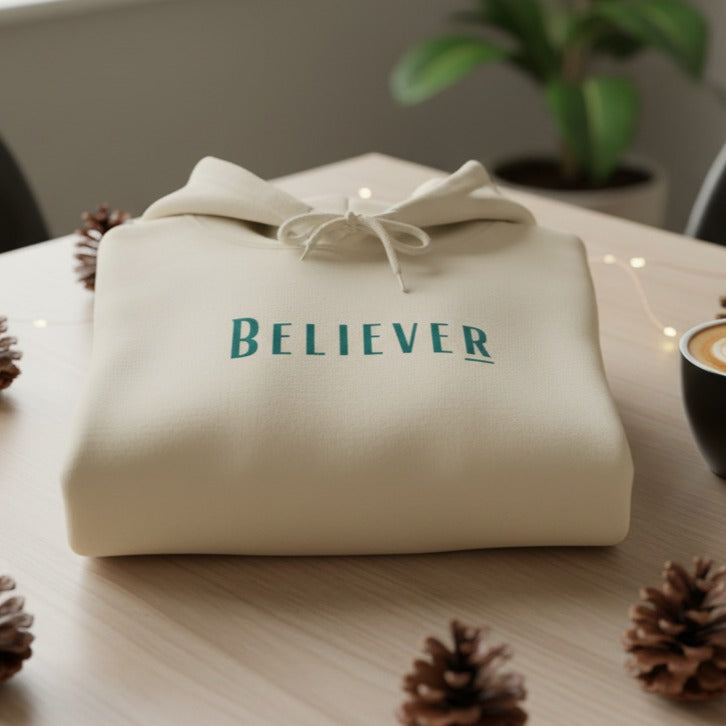 Believer Collection Hoodie – Sand