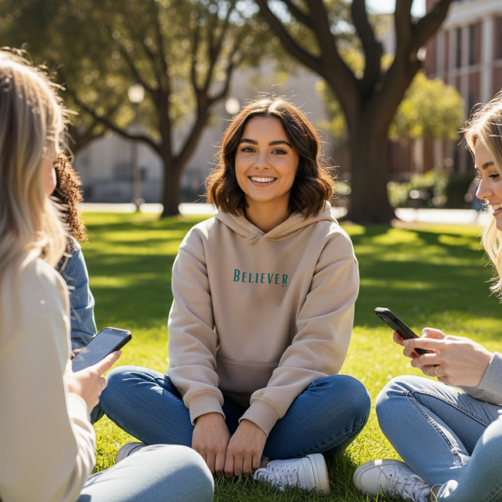 Believer Collection Hoodie – Sand