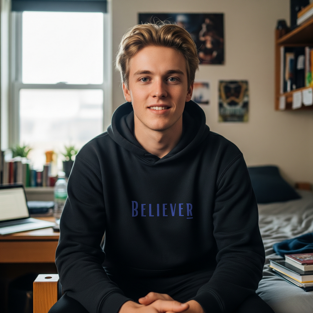 Believer Collection Hoodie – Black