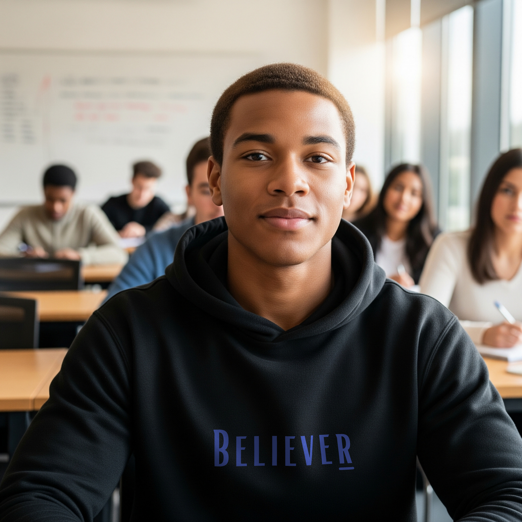 Believer Collection Hoodie – Black