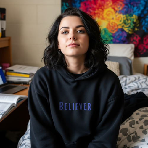 Believer Collection Hoodie – Black