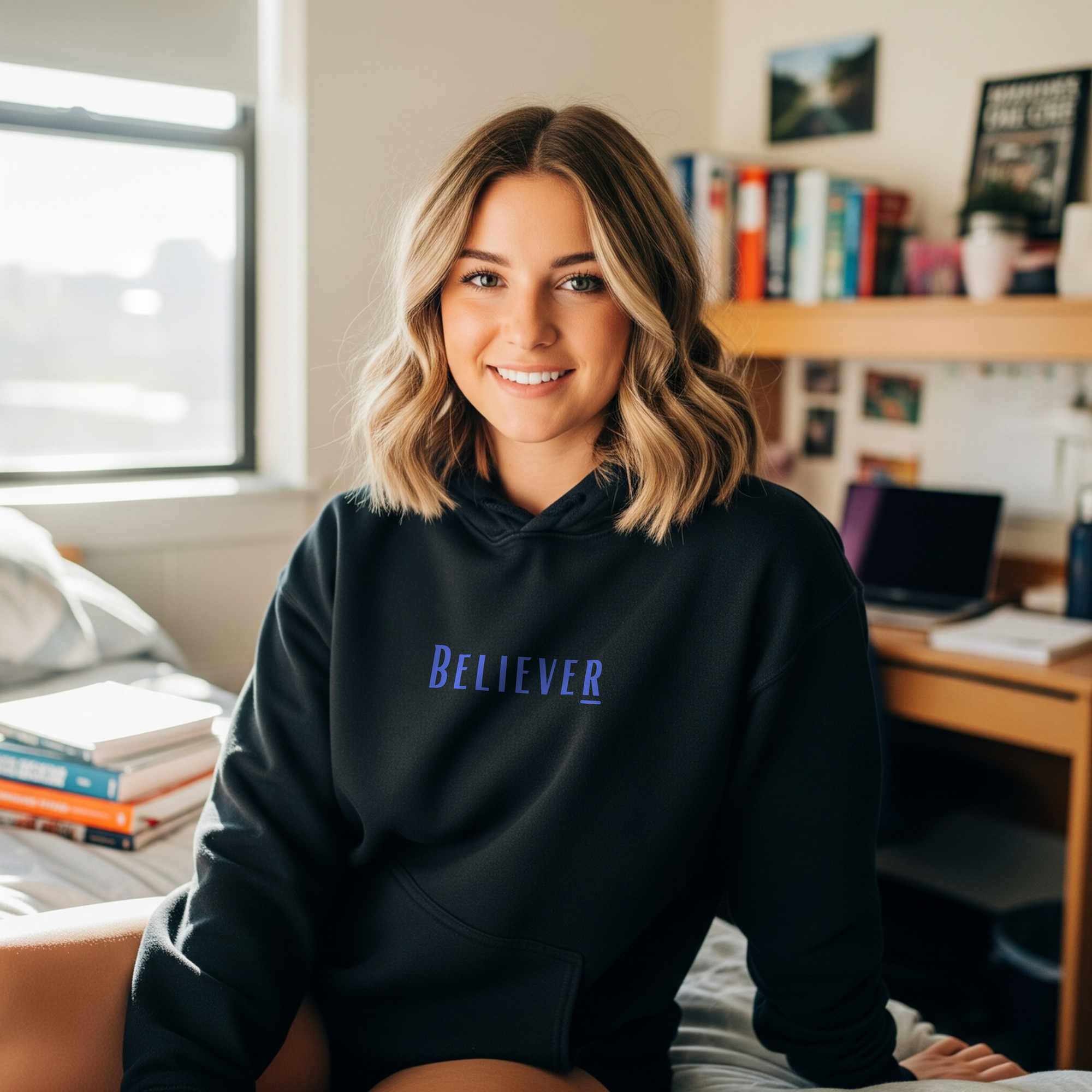 Believer Collection Hoodie – Black