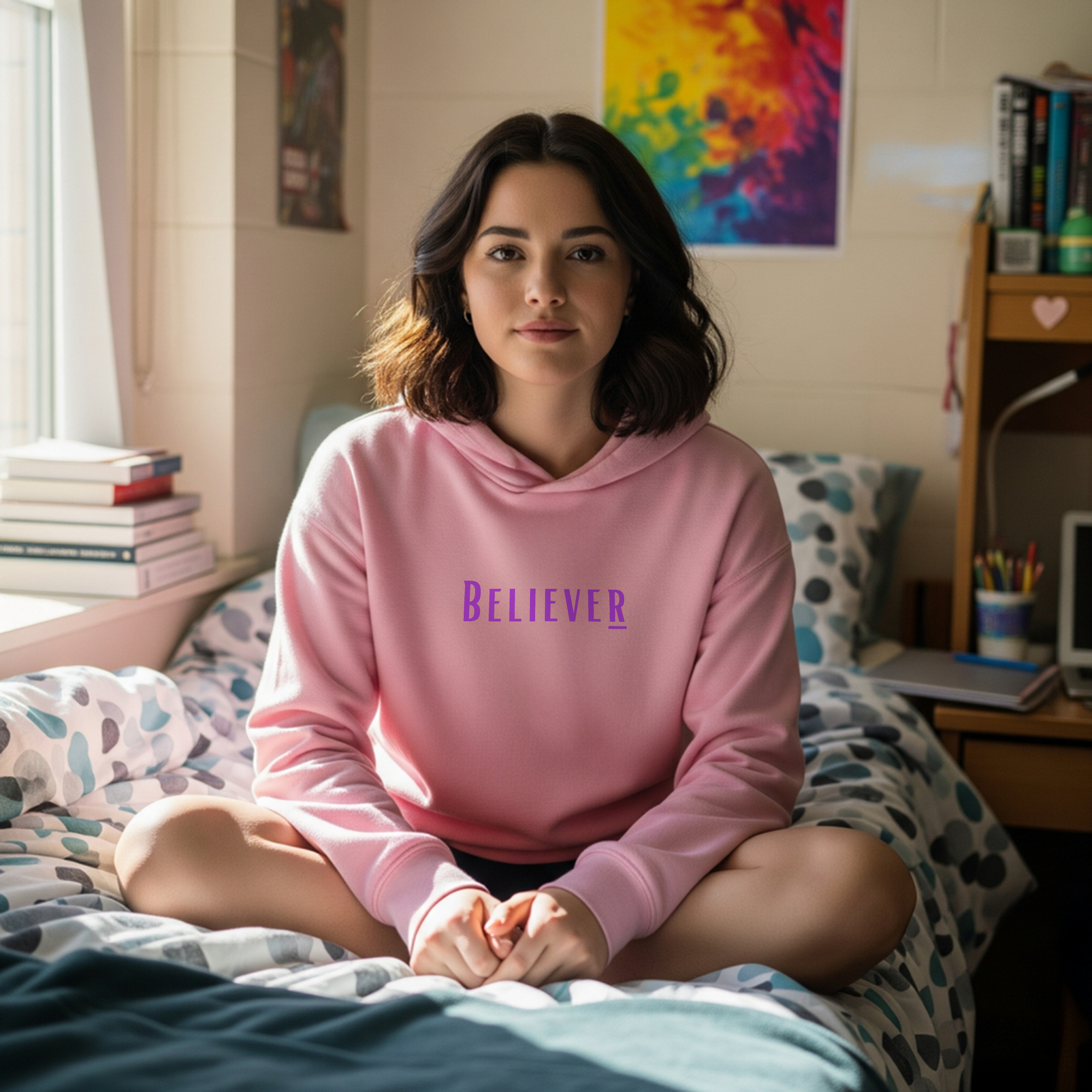 Believer Collection Hoodie – Pink