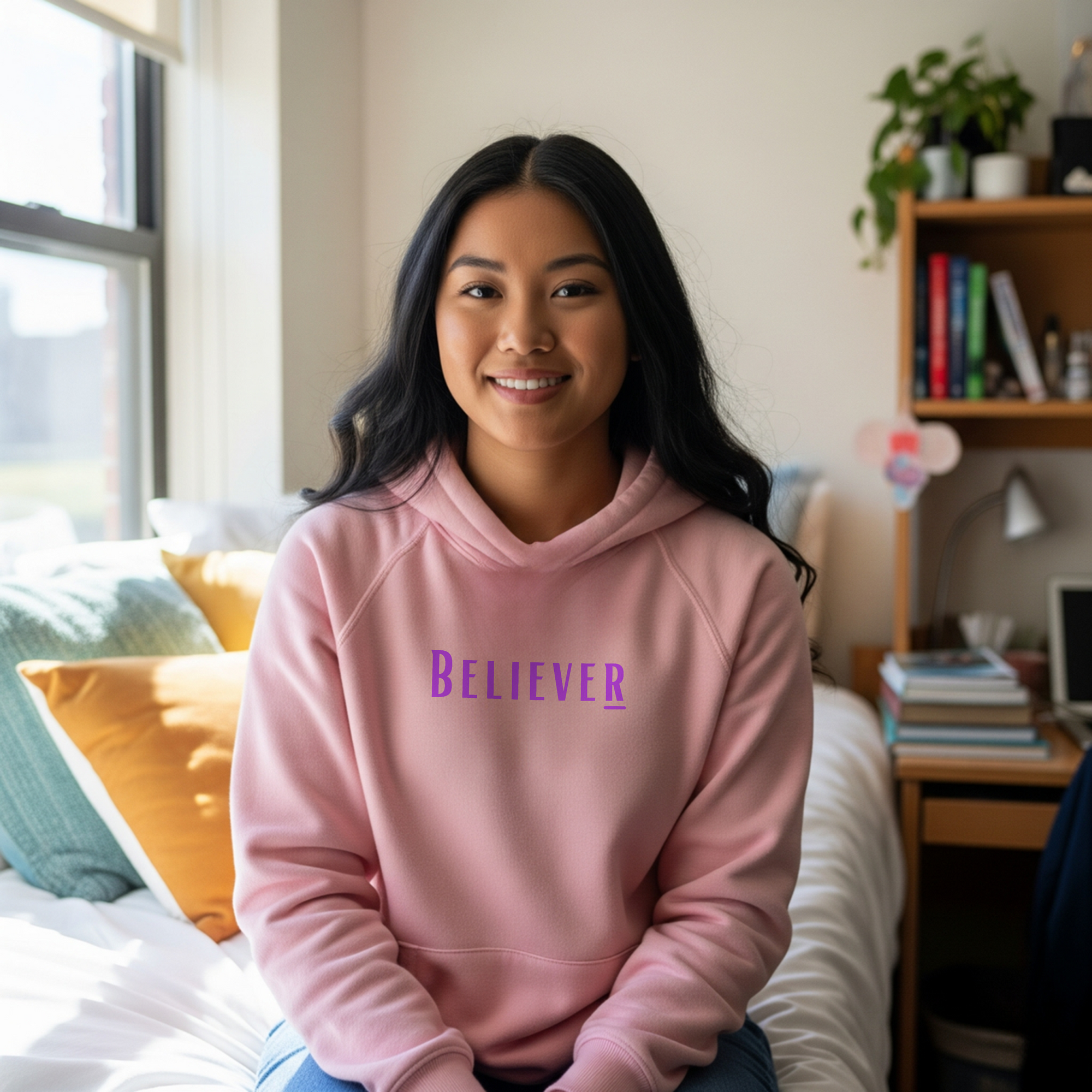 Believer Collection Hoodie – Pink