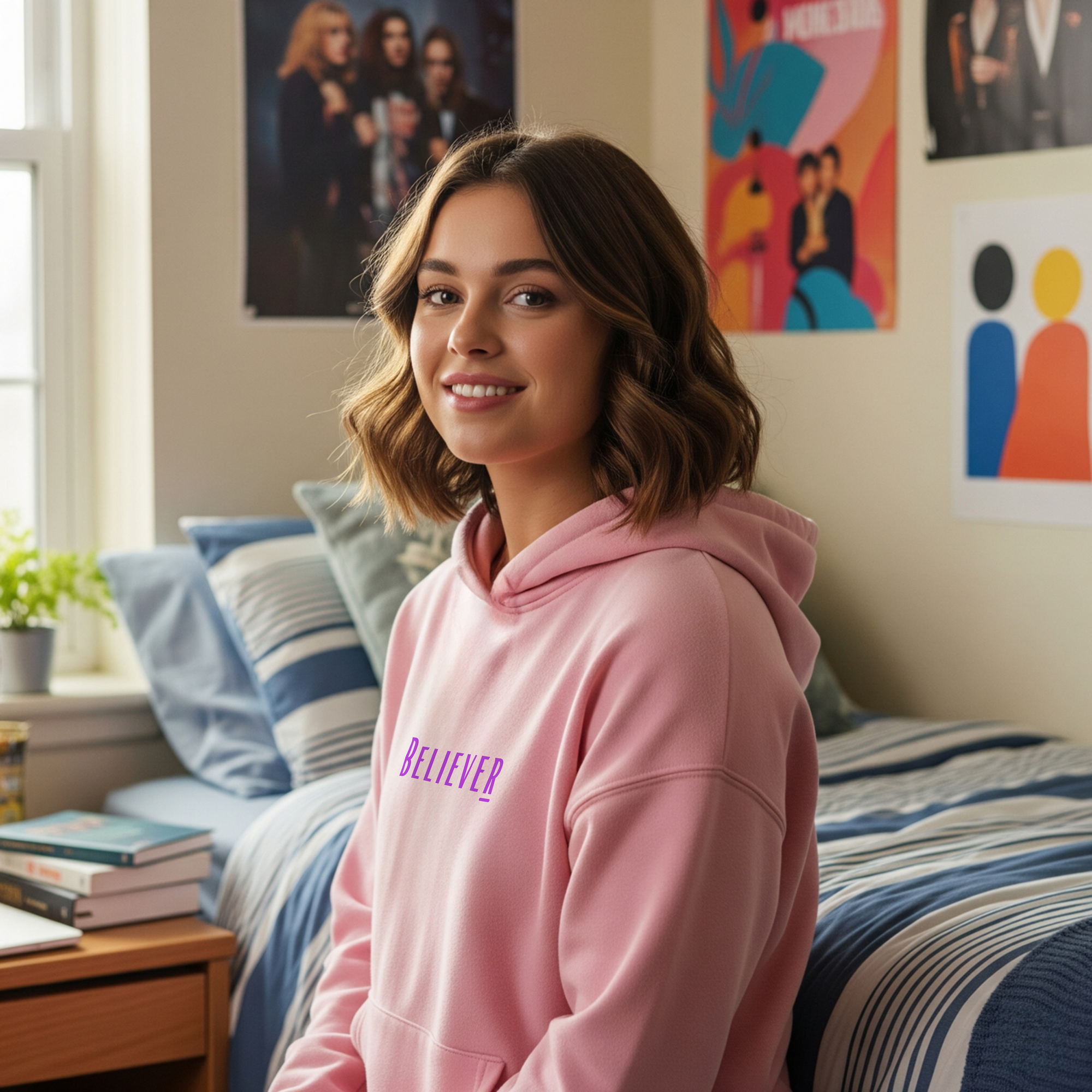 Believer Collection Hoodie – Pink