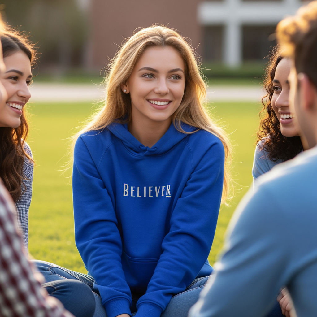Believer Collection Hoodie – Royal Blue