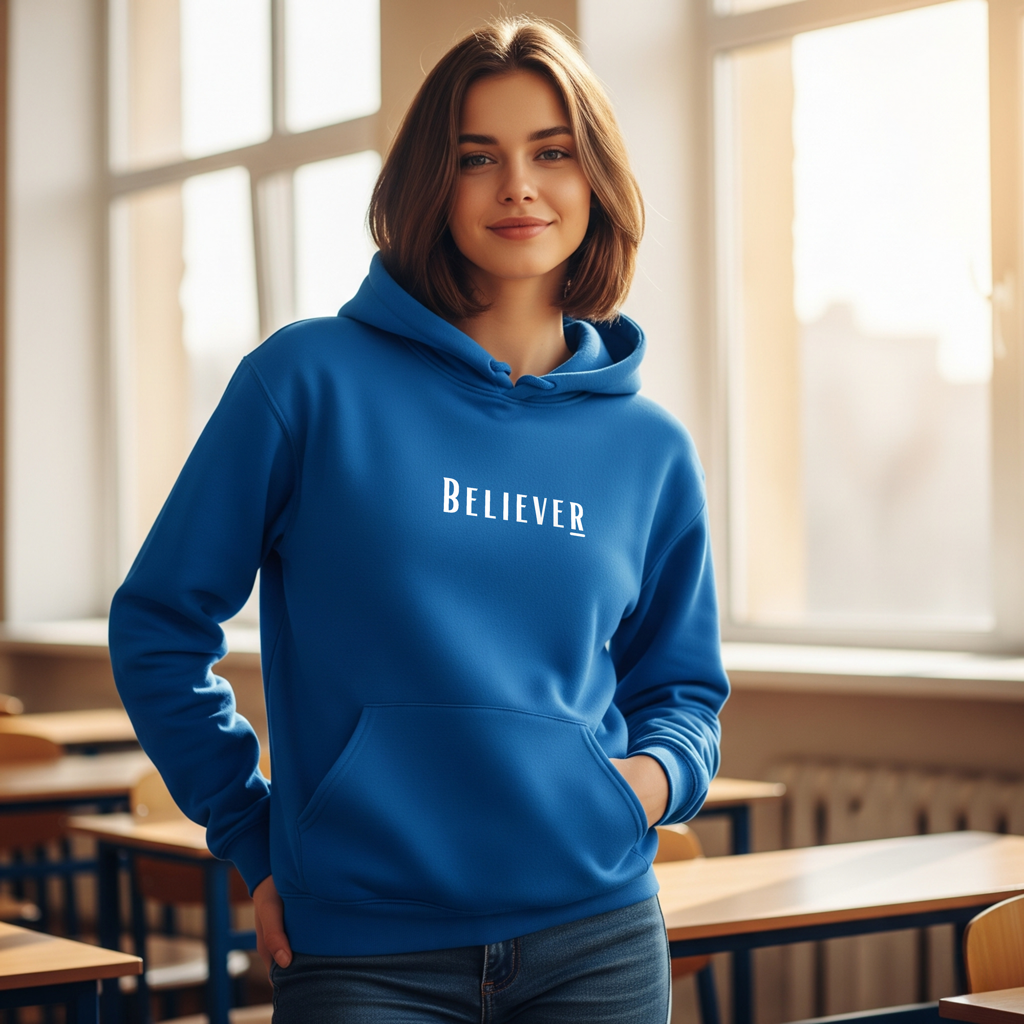 Believer Collection Hoodie – Royal Blue